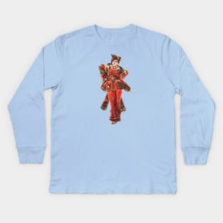 Overwatch Mei Hong Kong Kids Long Sleeve T-Shirt